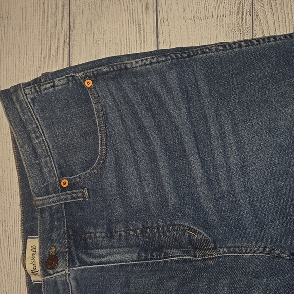 Madewell Women's 10" High Rise Skinny Crop Jeans Medium Wash Size 31 - Picture 4 of 11
